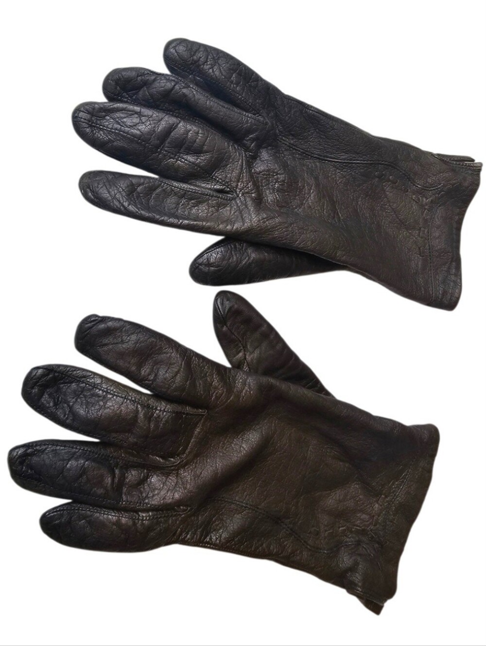 Womens Black Leather Gloves